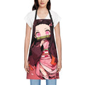 Demon Slayer Nezuko Kamado Waterproof Apron Home Decor For Kitchen/Cooking/Gardening/Painting/BBQ/Baking/Chef/Craftsman