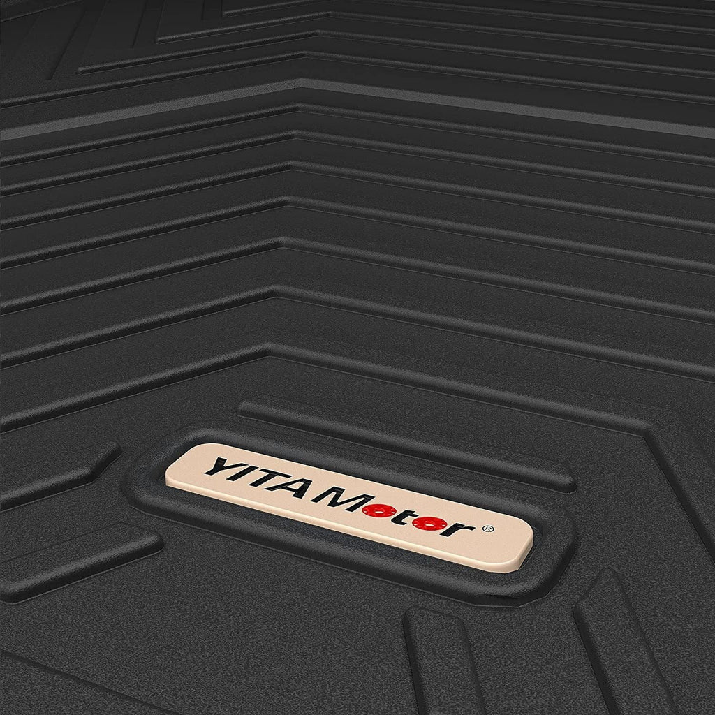 Ledkingdomus Floor Mats for 2020-2023 Tesla Model Y Rear Trunk Mat All atmospheric conditions Black
