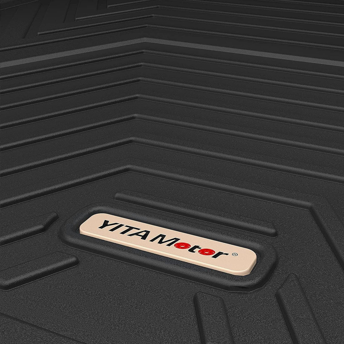 Ledkingdomus Floor Mats for 2020-2023 Tesla Model Y Rear Trunk Mat All atmospheric conditions Black