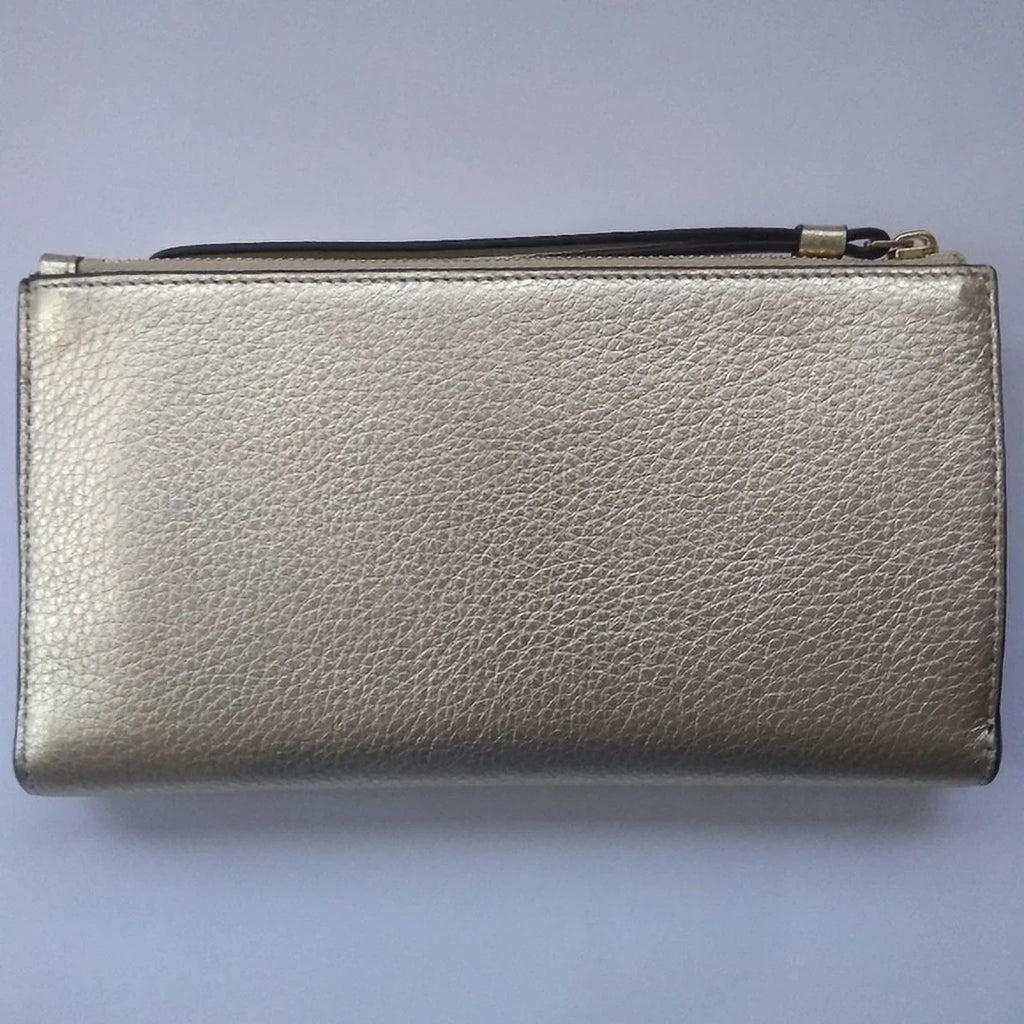 Kate Spade Blake Street Dot Eliza Wristlet Wallet Gold
