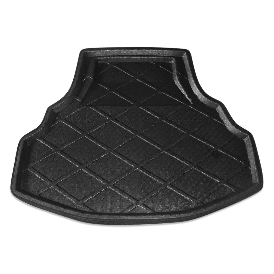Unique Bargains Black Rear Trunk Tray Boot Liner Cargo Floor Mat shield for Honda Accord 8 08-12