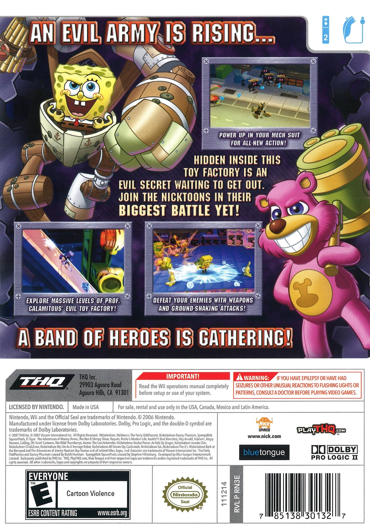 Nicktoons: Attack of the Toybots - Nintendo Wii