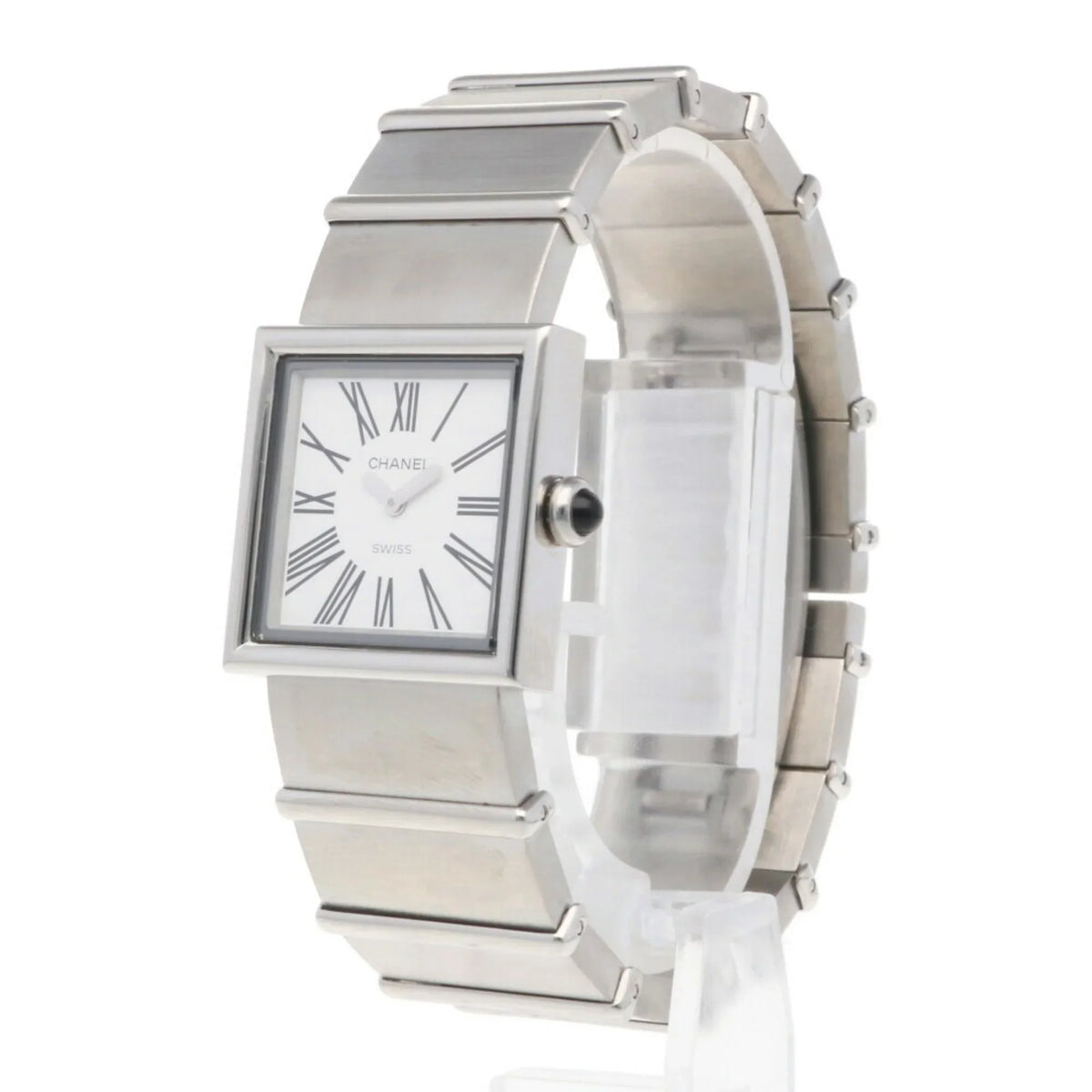 Pre-Owned CHANEL Mademoiselle Watch Stainless Steel Quartz Ladies Wakeari Non-Waterproof (Fair)