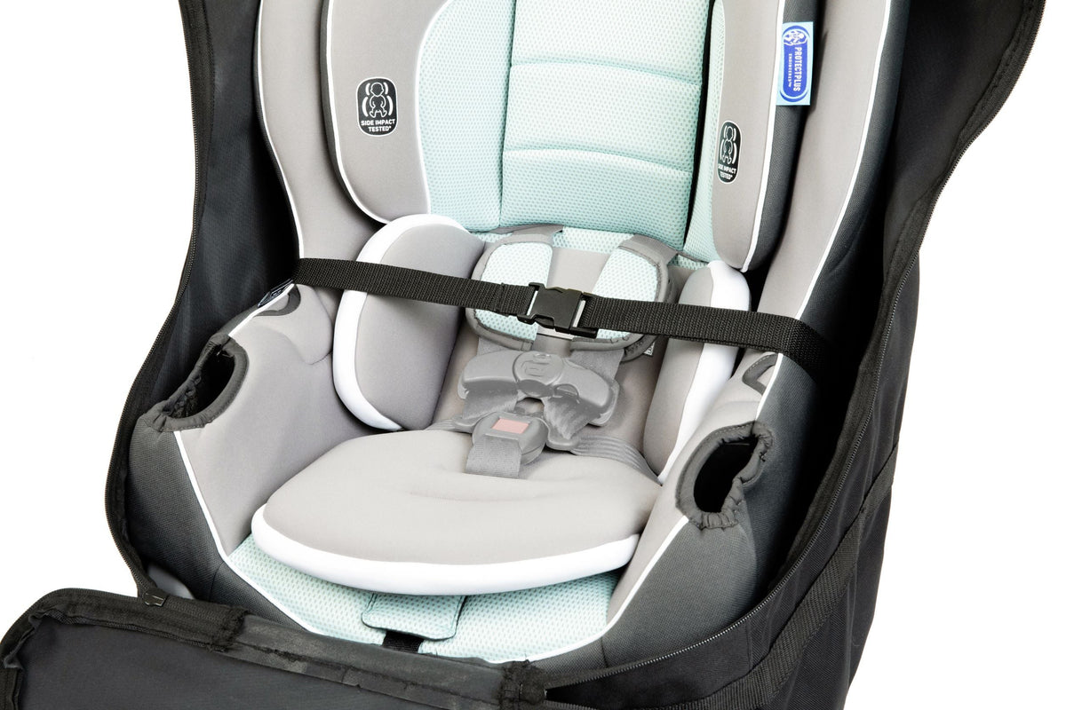 Childress Wheelie Car Seat Travel Bag and Carrier with Wheels, Black. J.L
