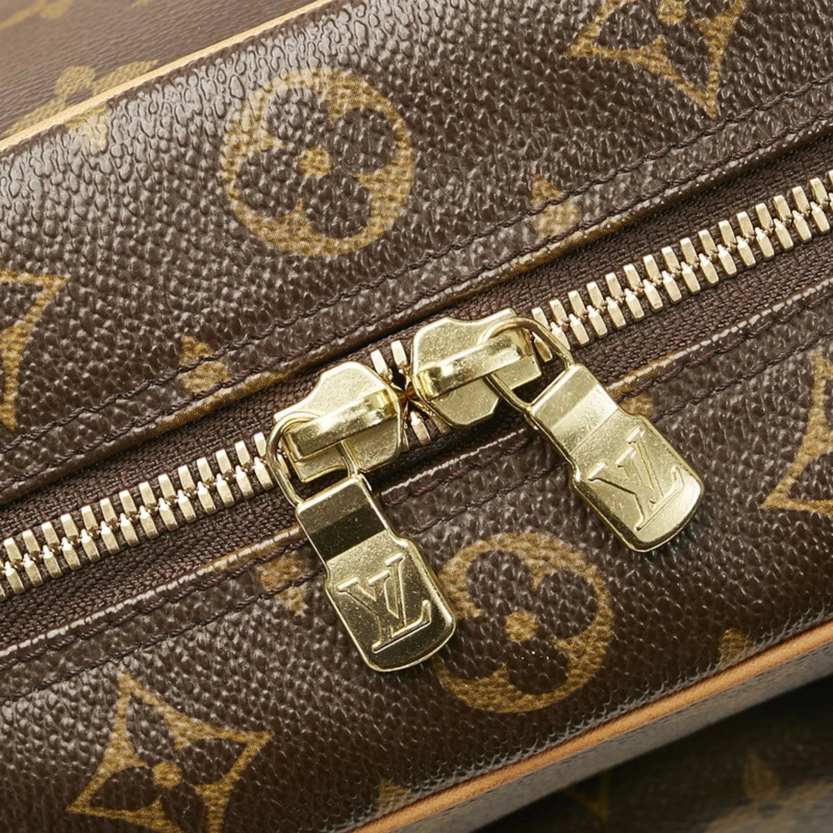 Pre-Owned Louis Vuitton Monogram Exantry Cite Handbag M51161 Brown PVC Leather Ladies LOUIS VUITTON (Good)