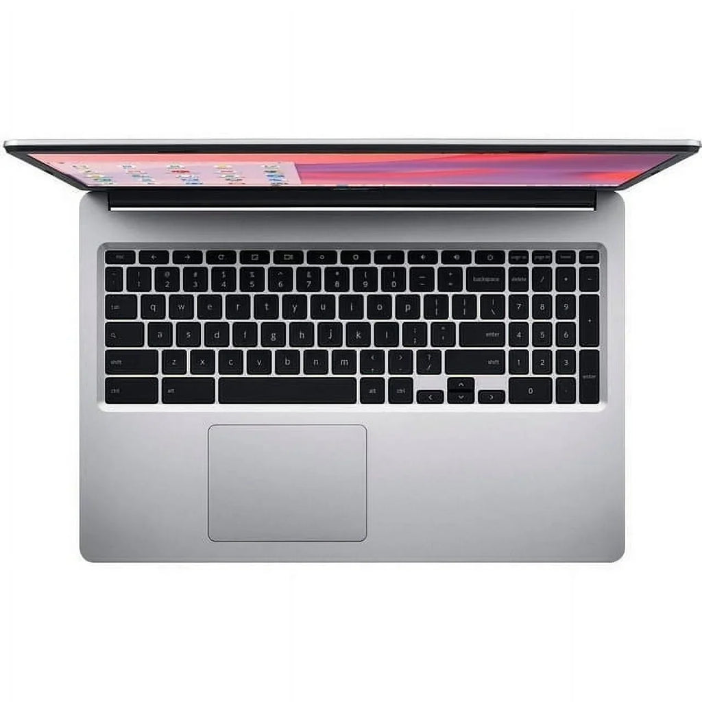 Restored  Chromebook 315 15.6" HD Display Laptop,  Celeron N4020, 4GB LPDDR4, 64GB eMMC, Chrome OS, Silver + Mazepoly Accessories