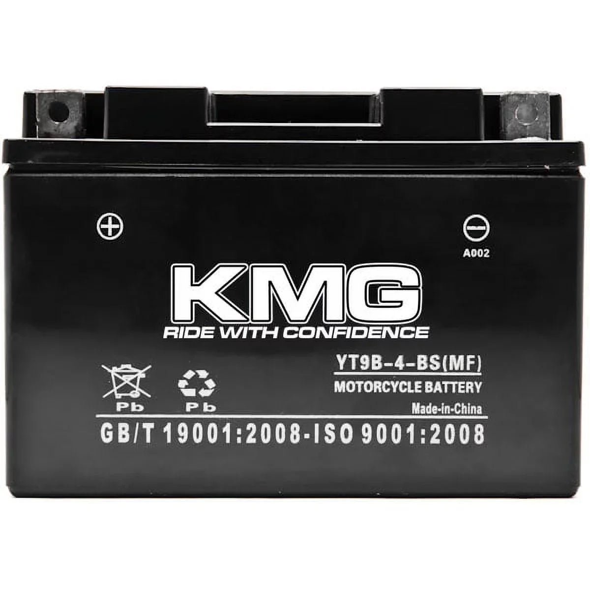 KMG YT9B-4-BS Battery appropriate with Yamaha 700 YFM70R Raptor 2006-2012 Sealed Maintenance Free 12V Battery High Performance SMF OEM Replacement Powersport Motorcycle ATV Snowmobile Watercraft