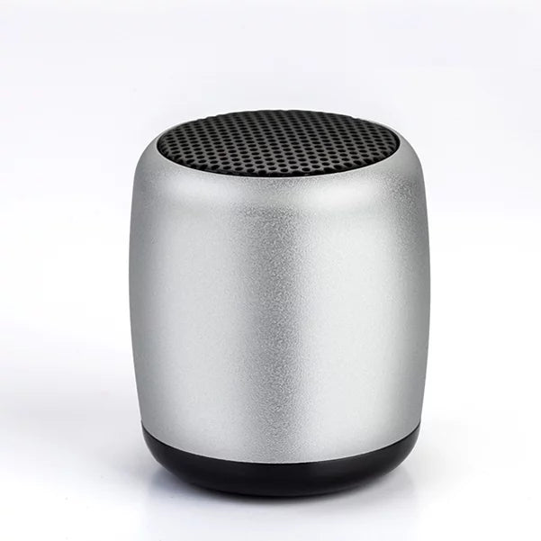 Mini Wireless Speaker for Moto G Power (2022) Phone - Remote Shutter with Microphone Audio Multimedia Rechargeable Silver G5A suitable With Motorola Moto G Power (2022)