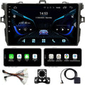 Binize Android 12 Car Stereo for  Corolla 08-12  suitable with Wireless CarPlay&Android Auto,Touch Screen Car Radio Support Bluetooth, GPS Navigation, FM&AM, Backup Camera