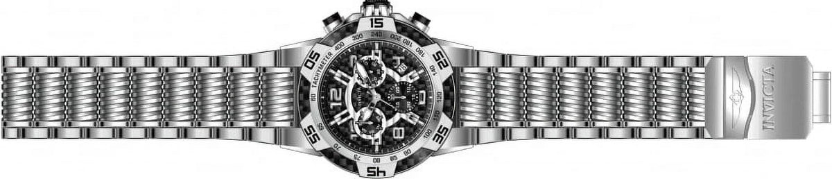 Invicta Speedway Chronograph Black Carbon Fiber  Dial Men's Watch 25285