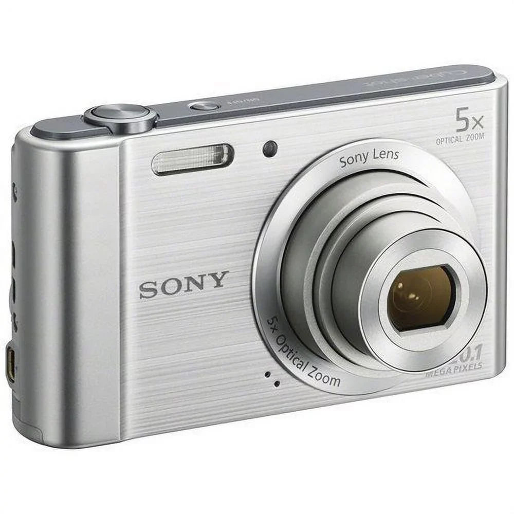 Cyber-shot DSC-W800 Digital Camera (Silver) + Deal-Expo Accessories Bundle