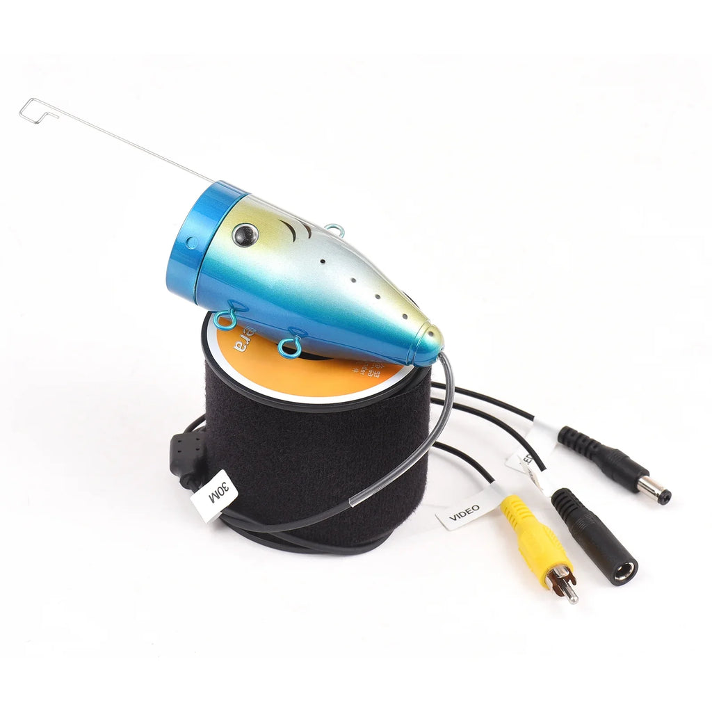 Dcenta Underwater Fishing Camera 12 IR LED Lights Waterproof Fishing Camera with 15M/30M/50M Cable for Fish Finder
