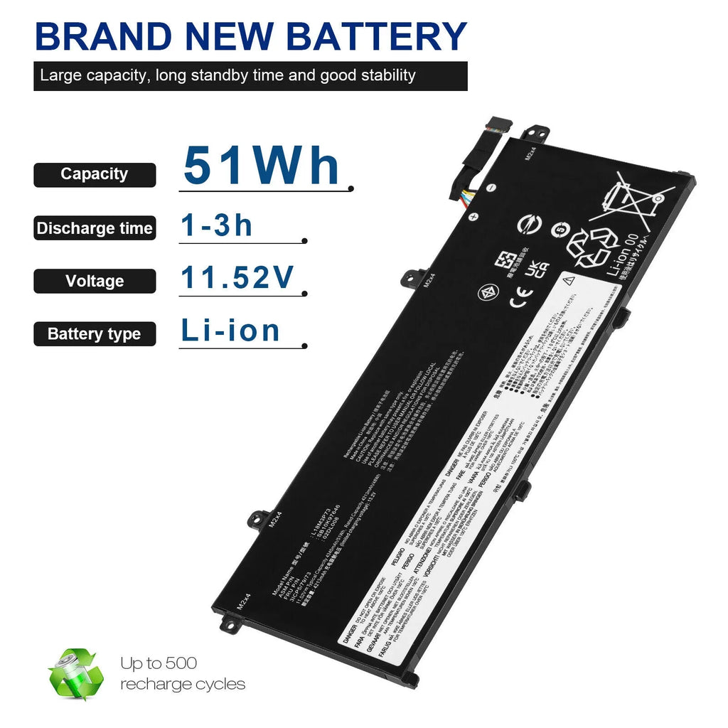 L18C3P72 Battery for  ThinkPad T490 T495 P43S T14 P14s 1st Gen