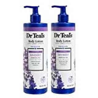 Teal's Body Lotion - Moisture Plus - Soothing Lavender Essential Oil, 36 Fl Oz (Two 18 Fl Oz Bottles). Dr