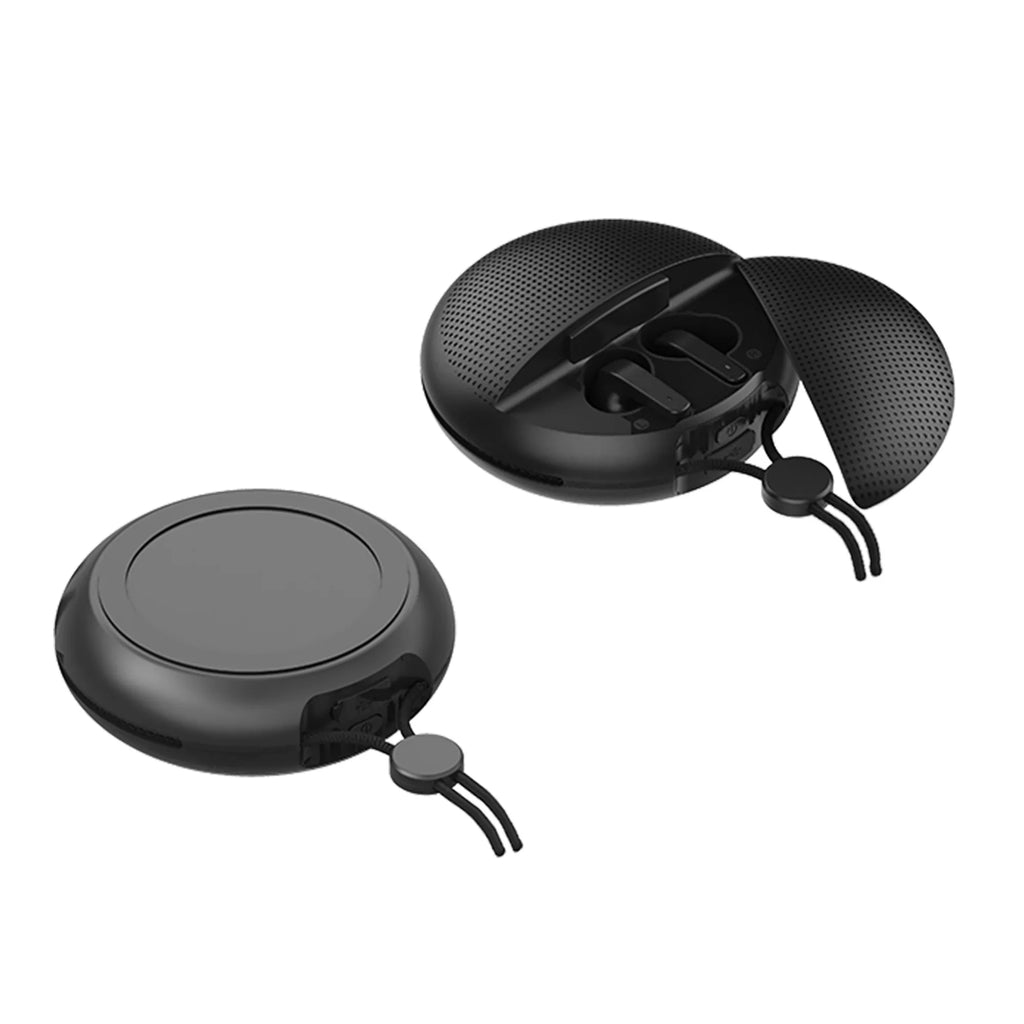 2 in 1 Wireless Speaker & TWS earbuds Hifi Sound earphone Portable Smart Bluetooth Speakers for Outdoor Sport