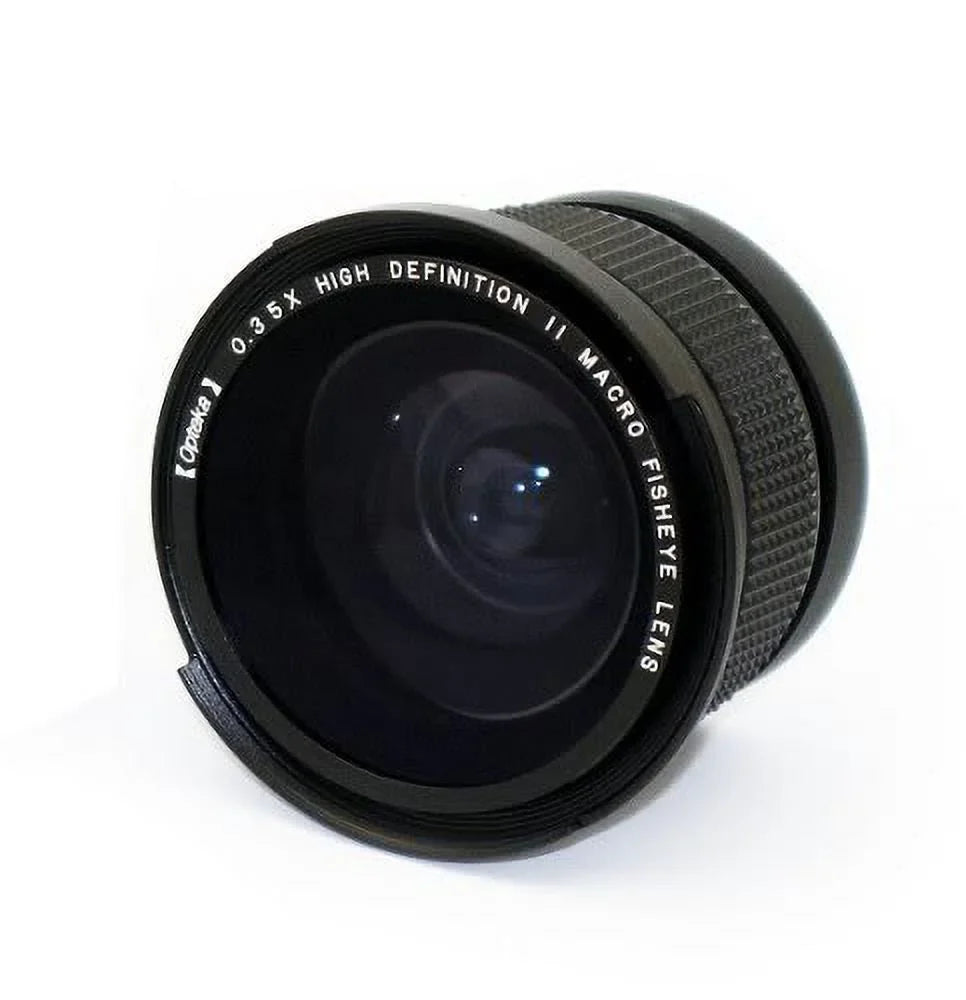 Opteka .35x High Definition II Super Wide Angle Panoramic Macro Fisheye Lens for  PowerShot G7 & G9 Digital Camera