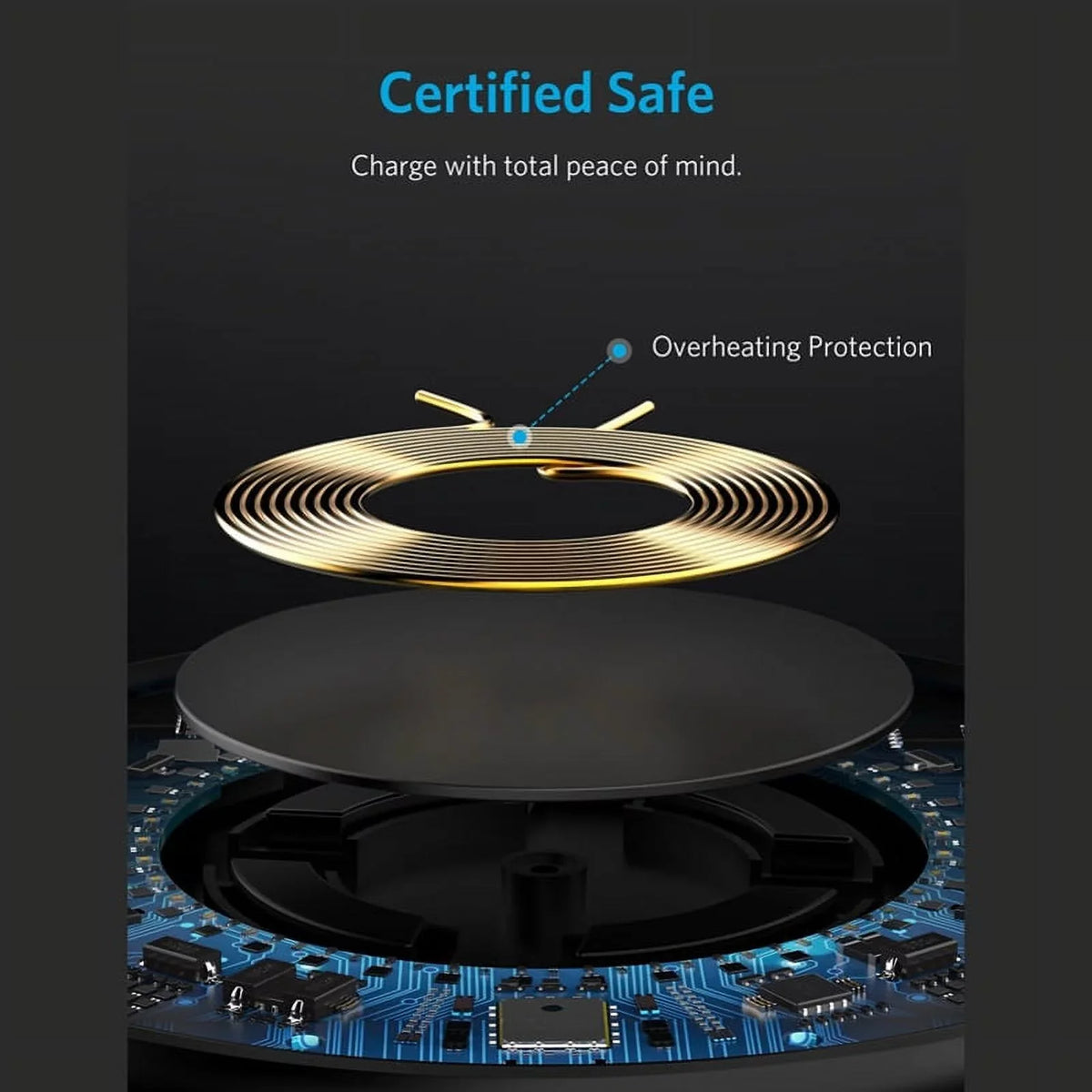 10W Wireless Charger Ultra Slim Fast Charging Pad w 34W 6.8Amp 3-Port Home Wall Travel USB Charger w Fast Port G1P for Nokia Lumia 930 920 1520 1020 -  Phone 2 -  Galaxy S9+ S9