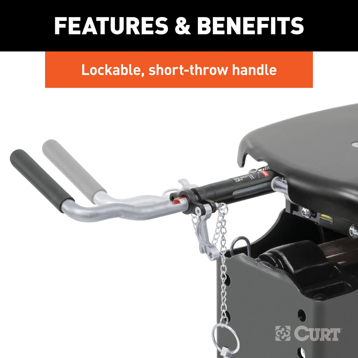 CURT Q24 5th Wheel Hitch with RAM OEM Legs