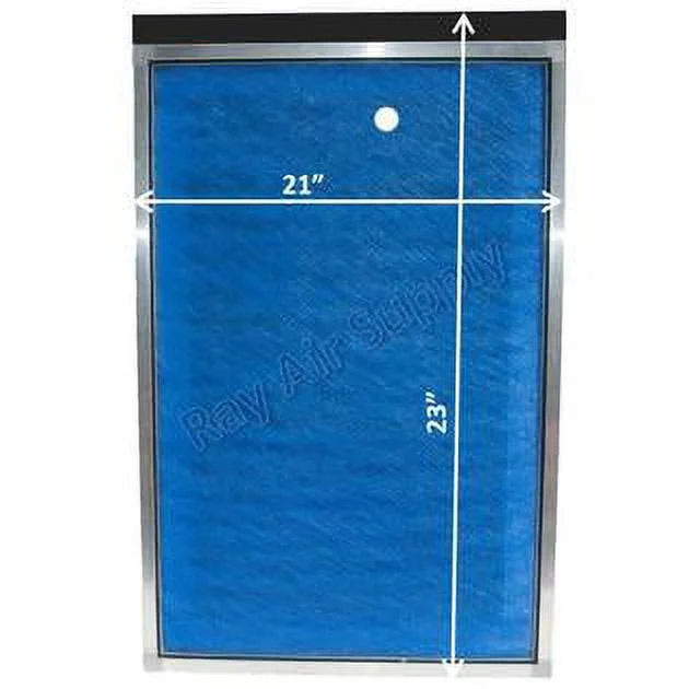 RAYAIR SUPPLY 21x23 Replacement Filter Pads appropriate with MicroPower Guard Air Cleaner (3 Pack) BLUE