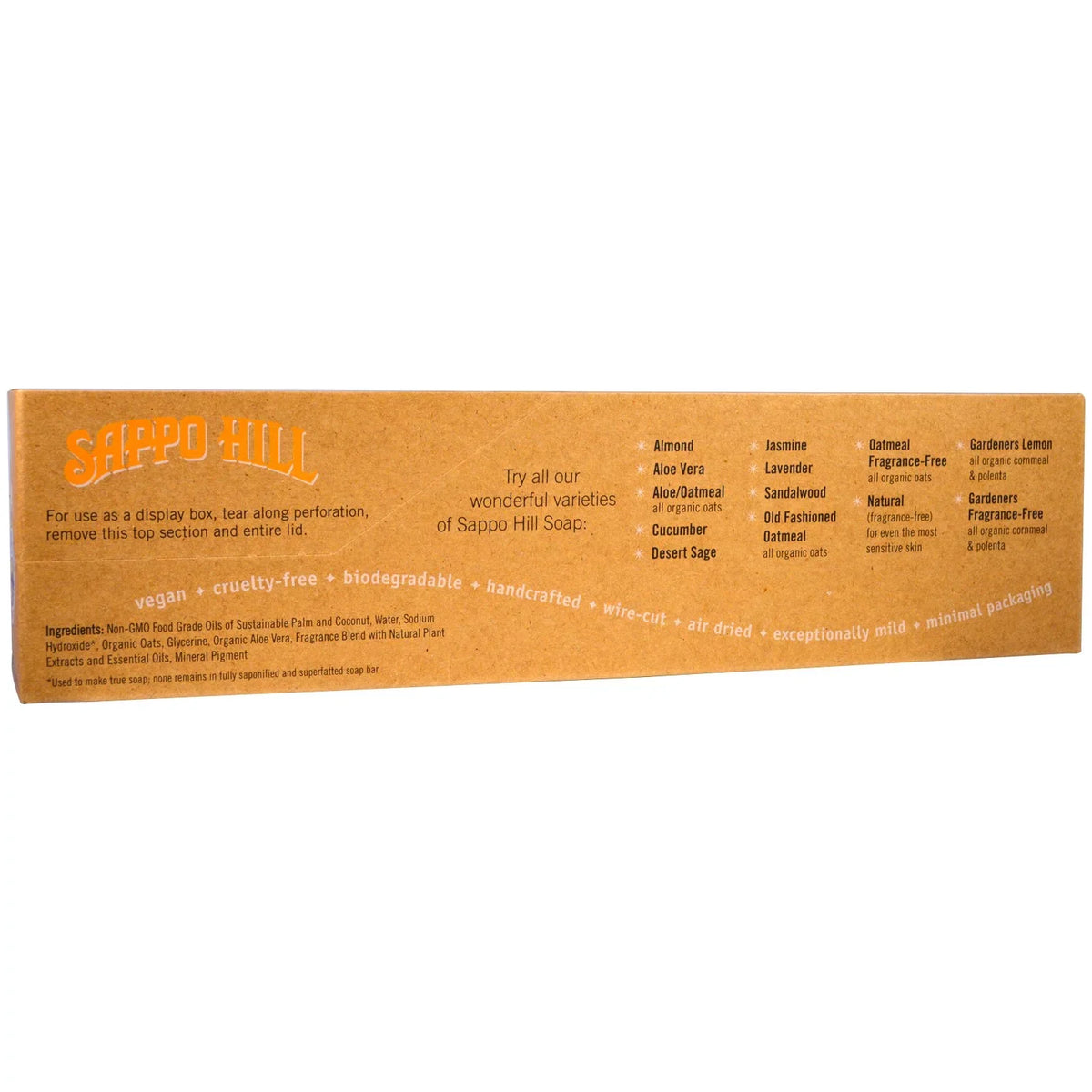 Sappo Hill Soapworks  Aloe Oatmeal Glycerine Cream Soap