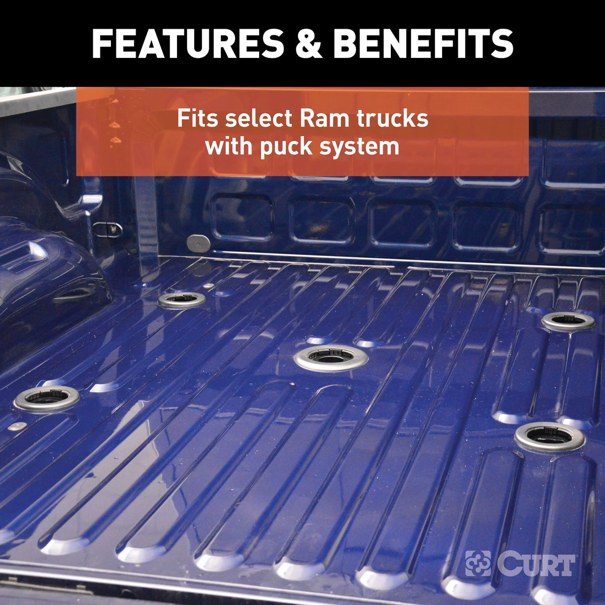 CURT Q24 5th Wheel Hitch with RAM OEM Legs