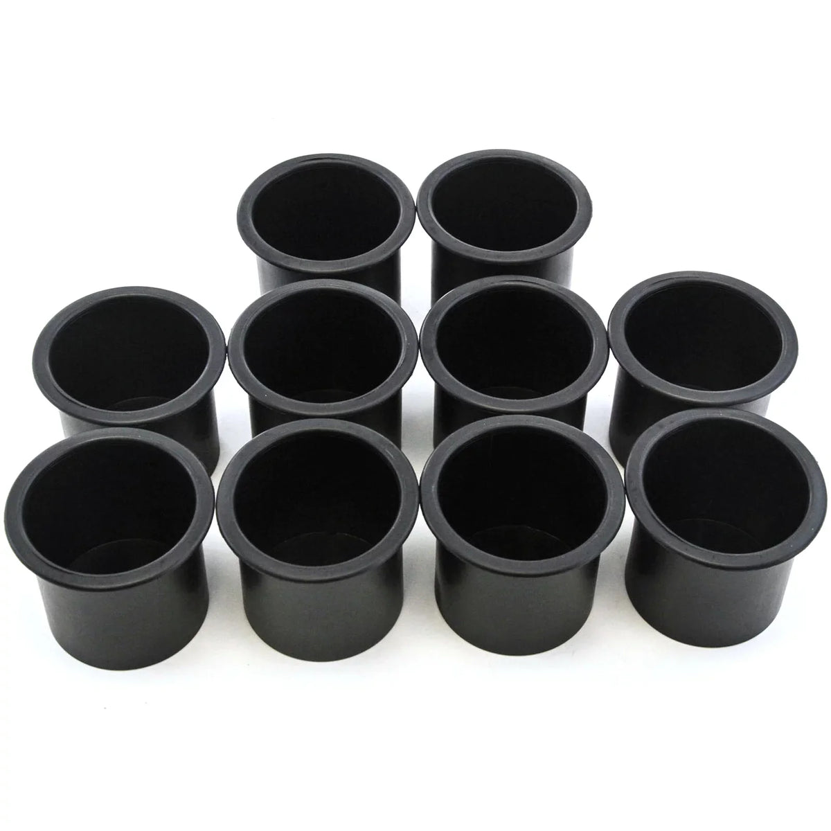 10 Cup Holder Plastic Pocket Recessed Insert Universal for craft RV Car Truck Sofa Game Table Marine Pontoon Motorhome Camper