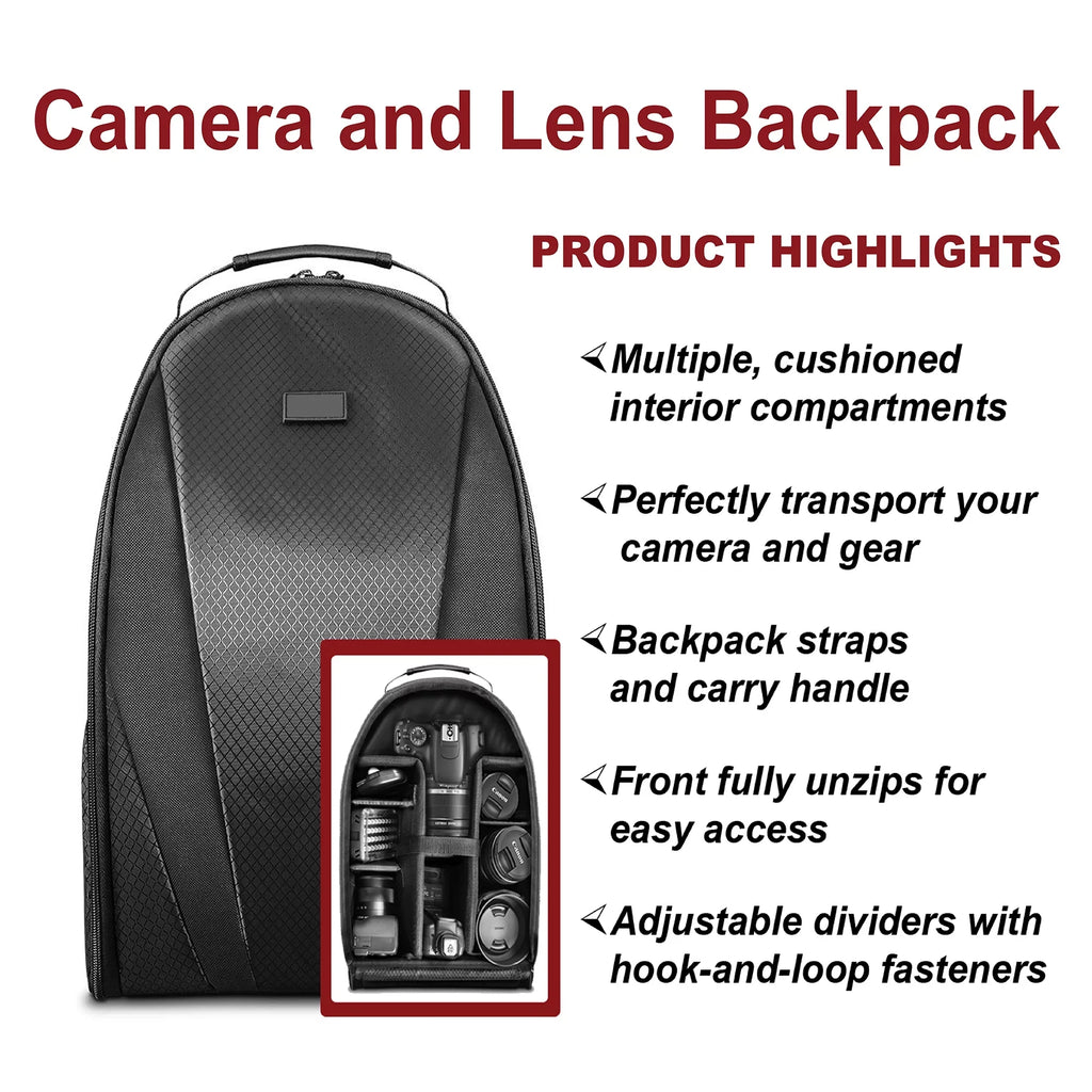 EOS Rebel T100 / 4000D DSLR Camera with 18-55mm Lens, SanDisk 64GB Memory, Tripod, Backpack and ZeeTech Bundle