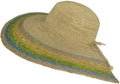 Christys Crown "Vizcaya" Crochet Raffia Sun Hat Big Brim Poolside