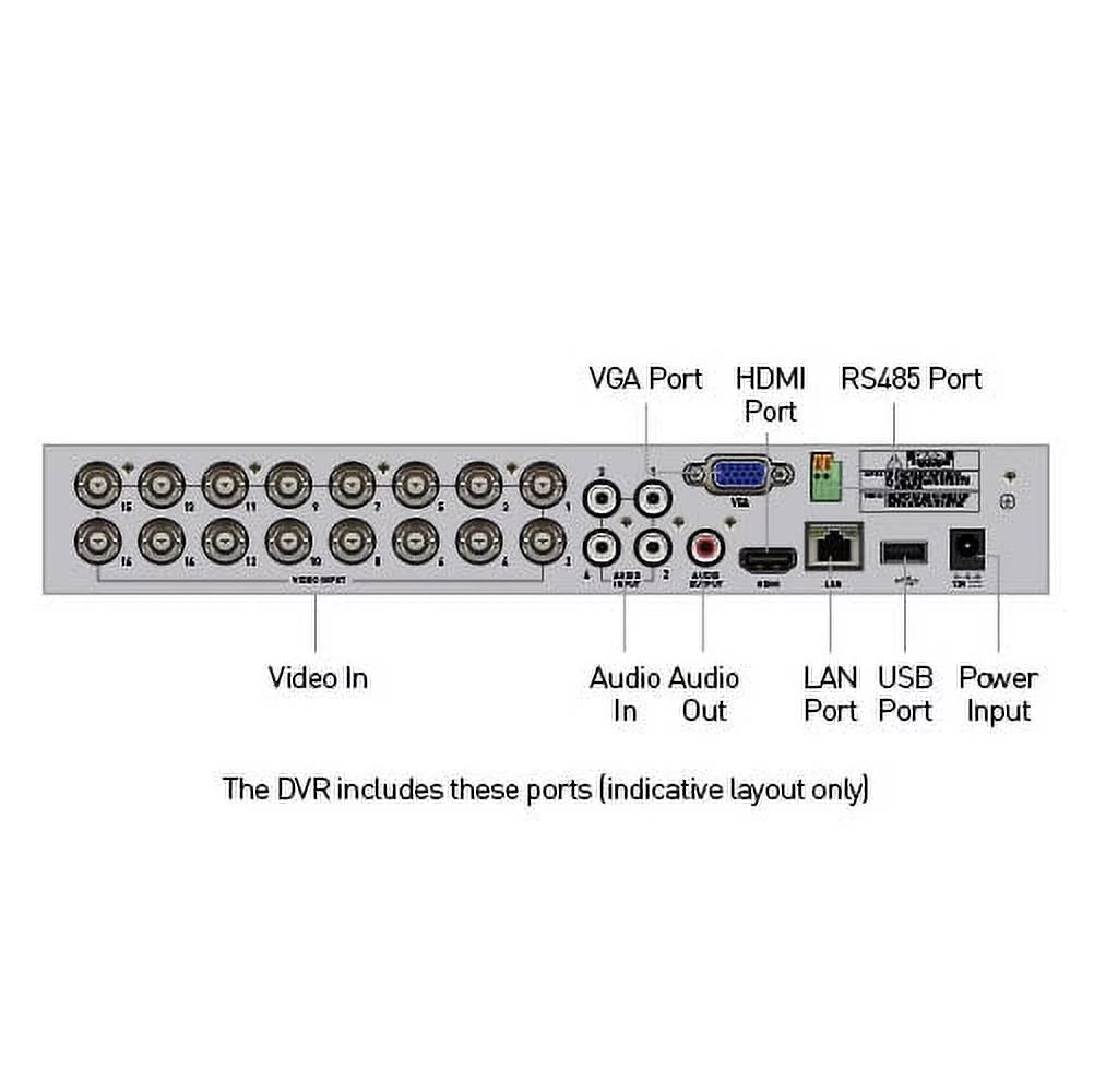 Swann Enforcer 12 Camera 16 Channel 1080p Full HD DVR Security System
