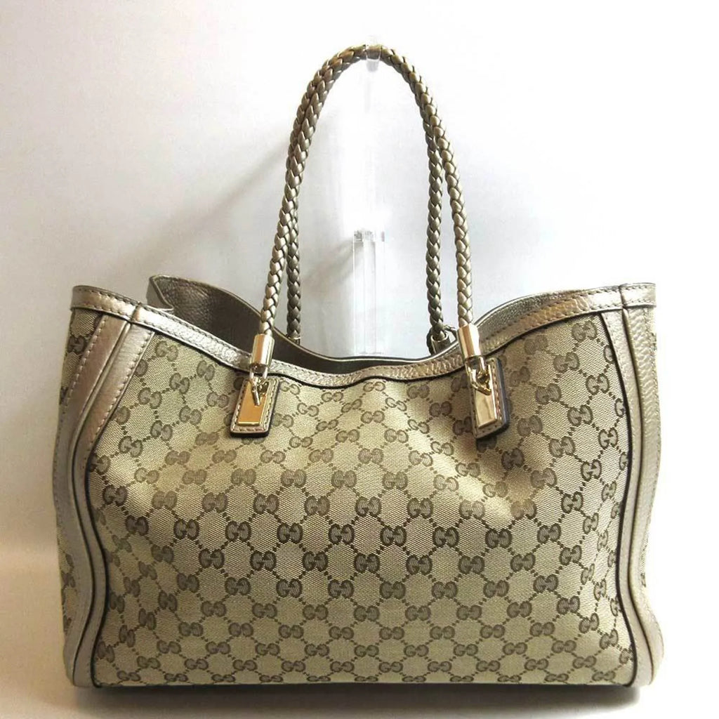 Pre-Owned Gucci GG canvas Vera bamboo tote bag shoulder 269945 GUCCI (Good)