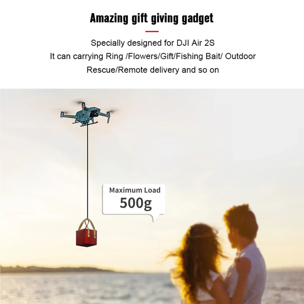 Transport Dispenser,2 Bait Air 2 Bait Payload Mavic Air 2 Drop suitable With Rescue Proposal Professional And Drop With Air 2s/ And Drop suitable Dsfen Ziem Mavic 2 Bait
