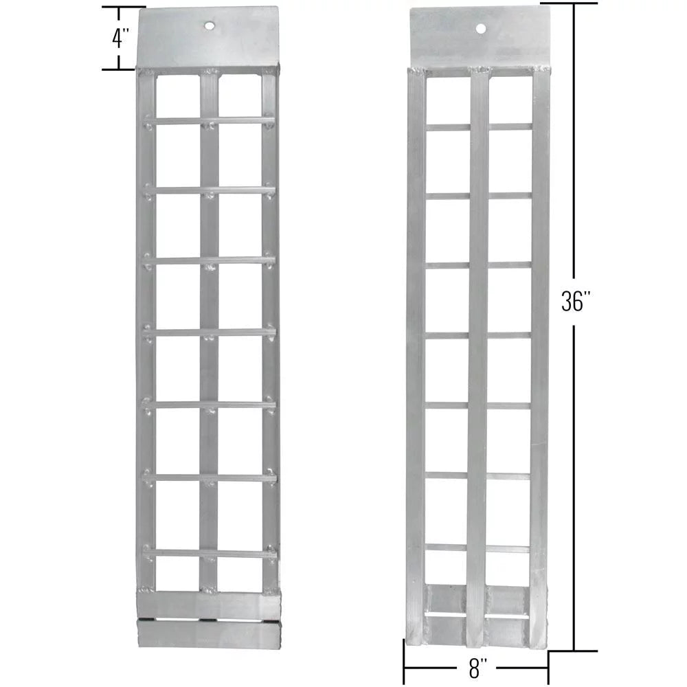 Per Axle Capacity. Guardian Dual Runner Shed Ramps - 750 lb