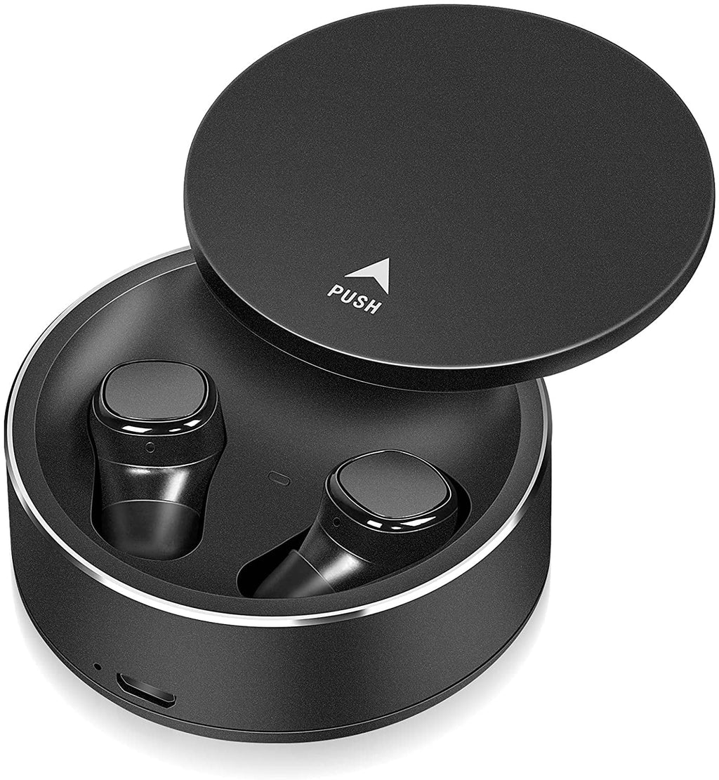 UrbanX X7 Sports True Wireless Earbuds 5.0 IPX5 Waterproof Touch Control Earbuds with Mic Earphones in-Ear Deep Bass Built-in Mic Bluetooth Headphones For  Xperia 1 III - Black