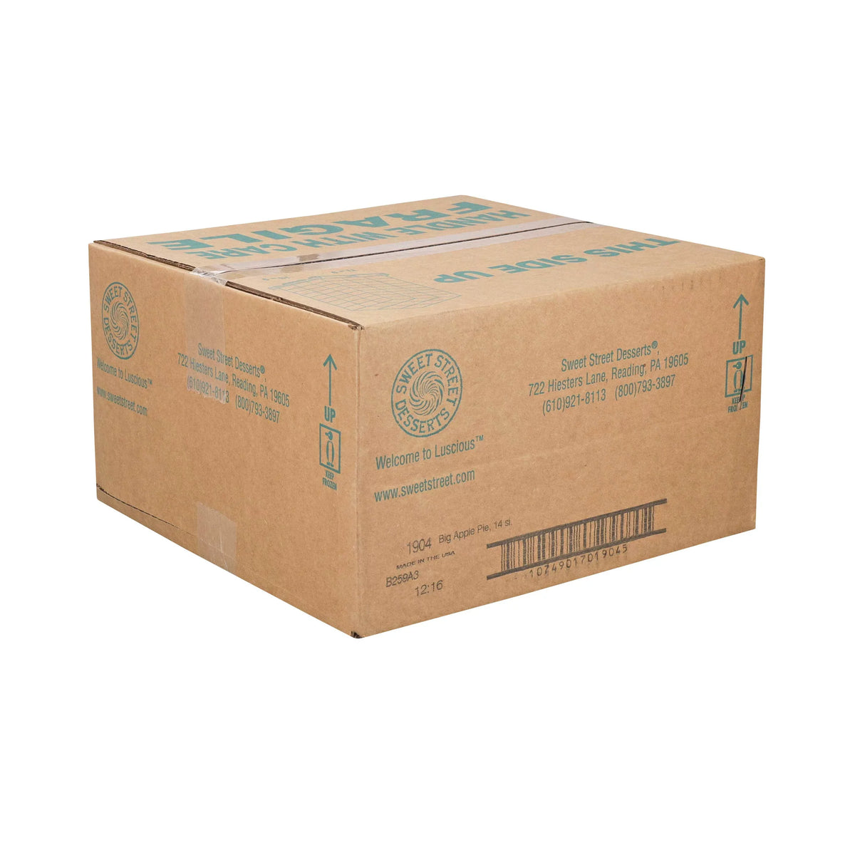 Sweet Street 10 inch Round 14 Slice  Pie, 7.56 Pound -- 2 per case.