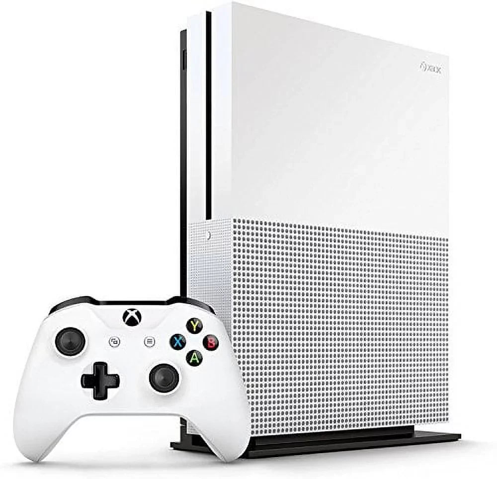 Restored Xbox One S 1TB Slim Console White with Matching Controller (Refurbished)