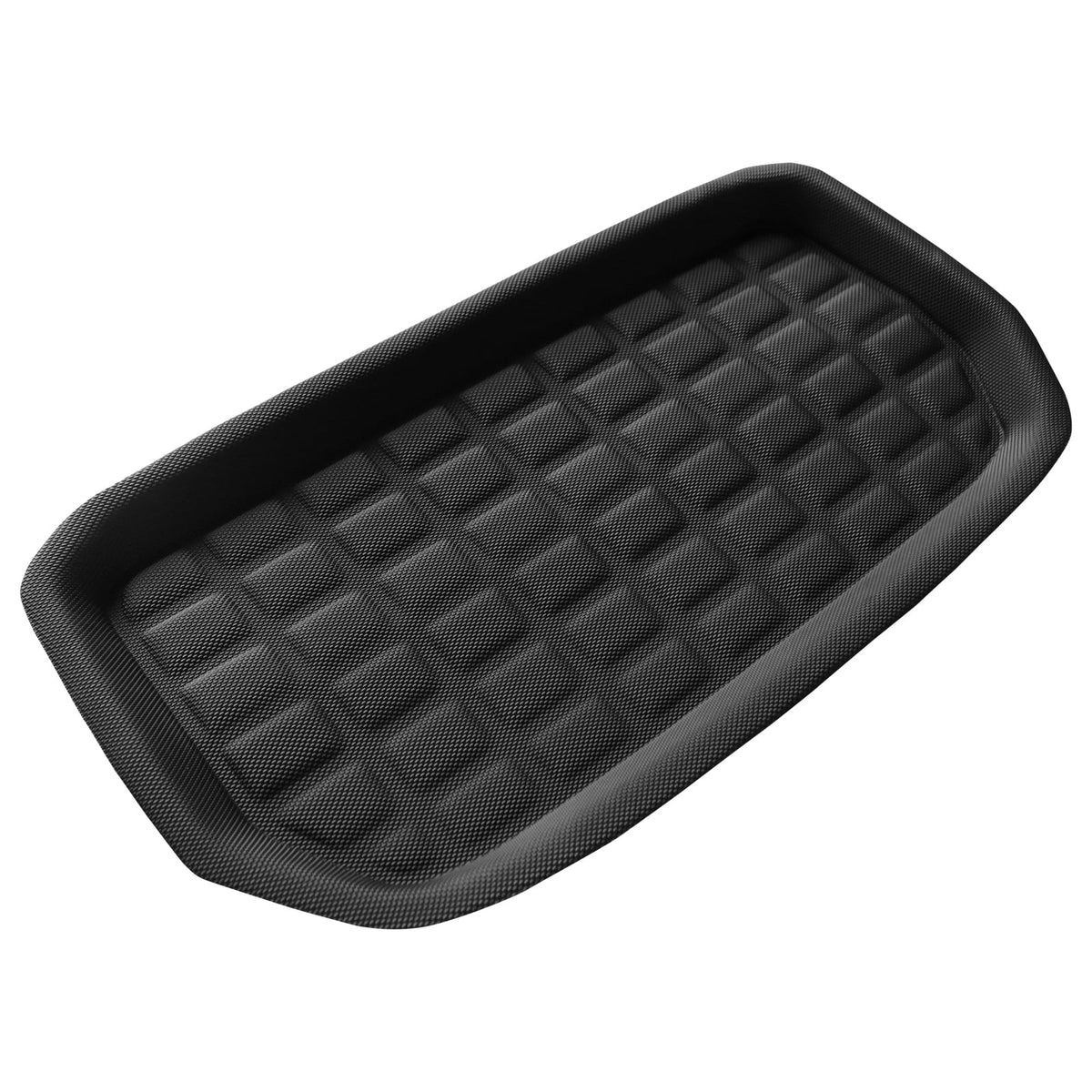 Ikon Motorsports Trunk Mats Cargo Liner suitable with 2020-2023 Tesla Model Y, Black TPE 3D Molded Waterproof Anti-Slip Frunk Trunk Under Cargo Storage Liner Mat Interior Accessories 3PCS