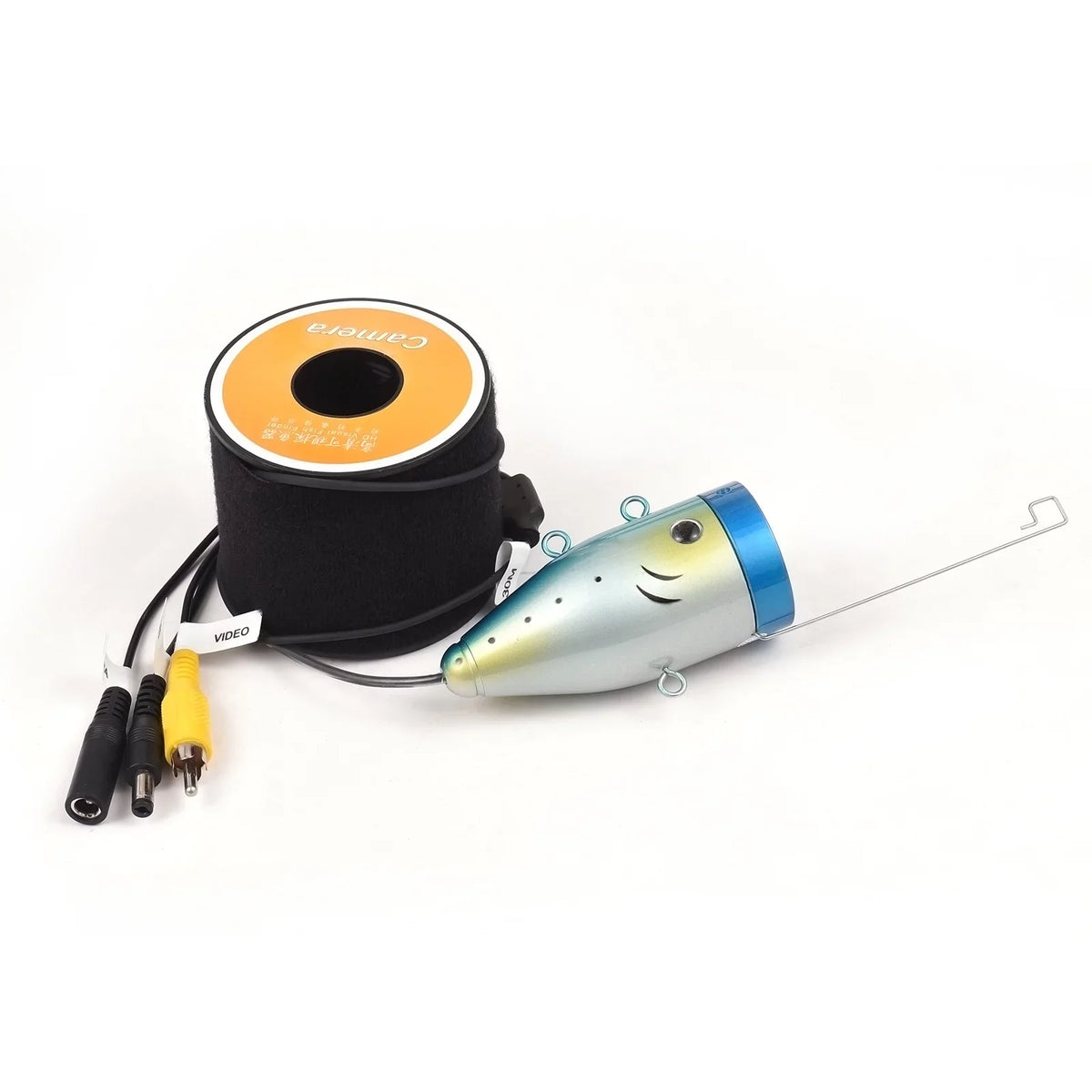 Dcenta Underwater Fishing Camera 12 IR LED Lights Waterproof Fishing Camera with 15M/30M/50M Cable for Fish Finder
