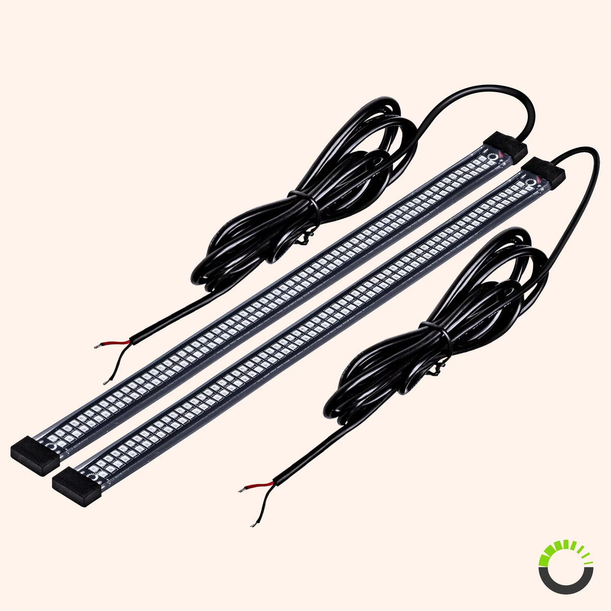 Red Green 132 LED 2-Row Marine Navigation Light Strip Kit for Kayak Pontoon vessel