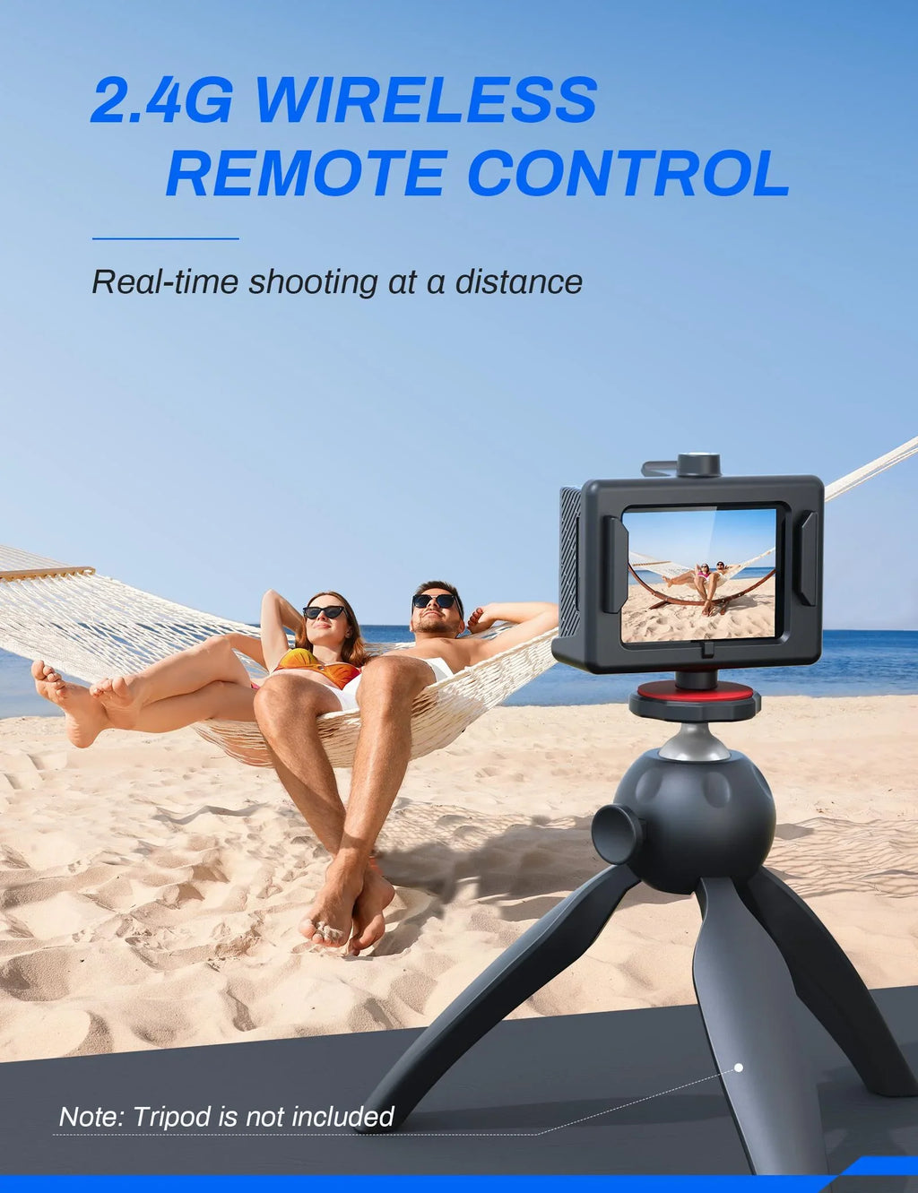 Crosstour Sports & Action Camera 4K/25FPS/ 16MP CT9000 WiFi 40M Underwater with Remote Control IP68