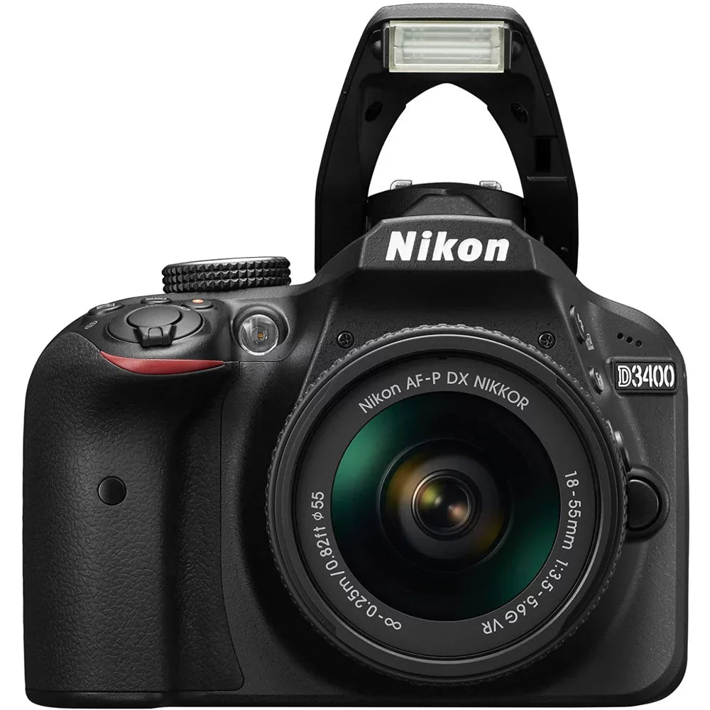 Restored  D3400 24.2 MP DSLR Camera with 18-55mm VR Lens Kit 1571B (Black) (Refurbished)