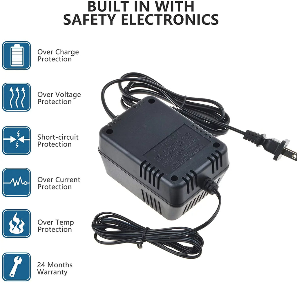 PwrON AC Adapter Replacement for Dyson DC59 Motorhead Animal Handheld Cordless Vacuum Cleaner PSU