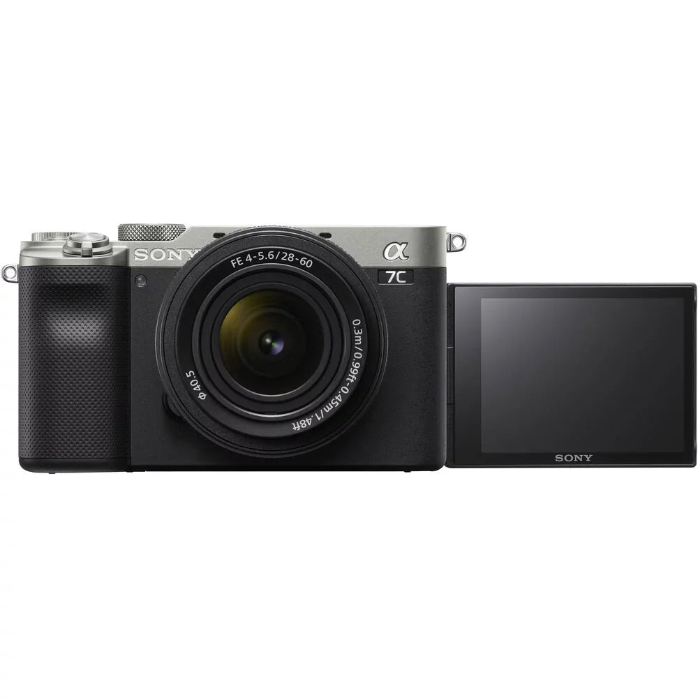 a7C Mirrorless Camera with 28-60mm Lens (Silver) - ILCE7CL/S