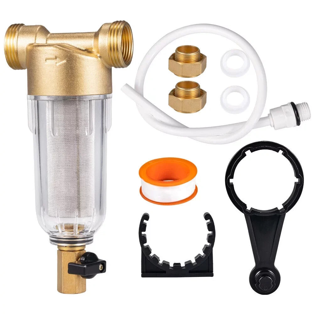 Jahy2Tech Primary moisture Pre-Filter Rust Prevention Washable Fits All Pipes Easy Maintenance