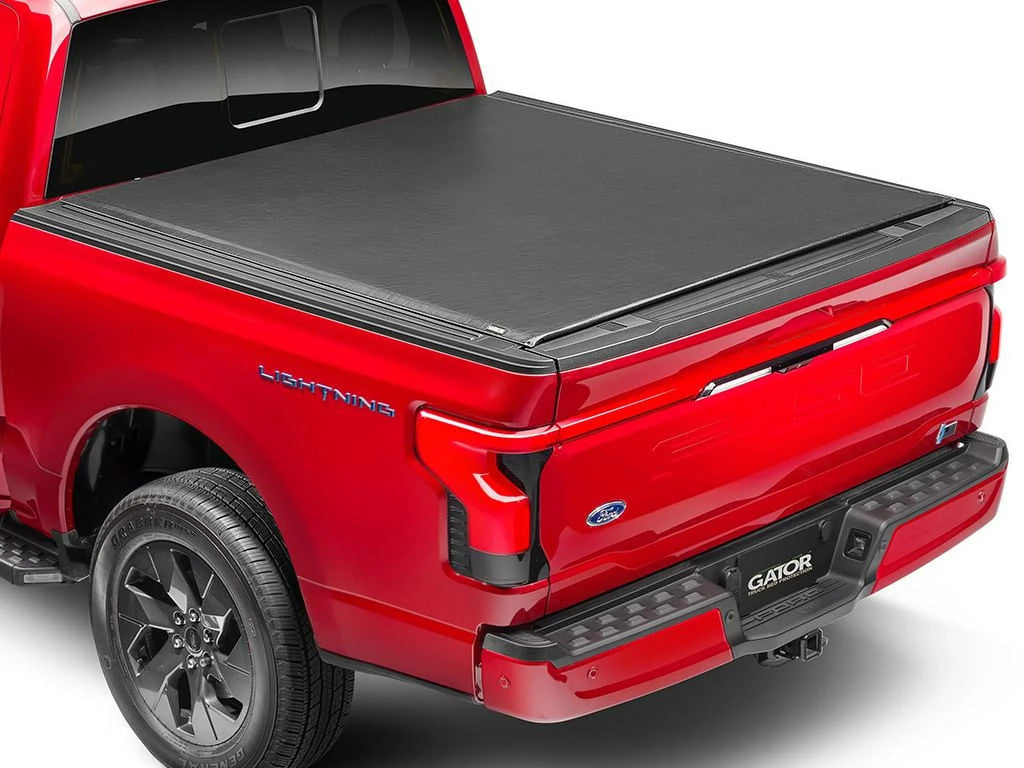 Gator by RealTruck SRX Roll-Up Tonneau protector appropriate with 2022-2024  Tundra 6'7" Bed w/ Deck Rail System