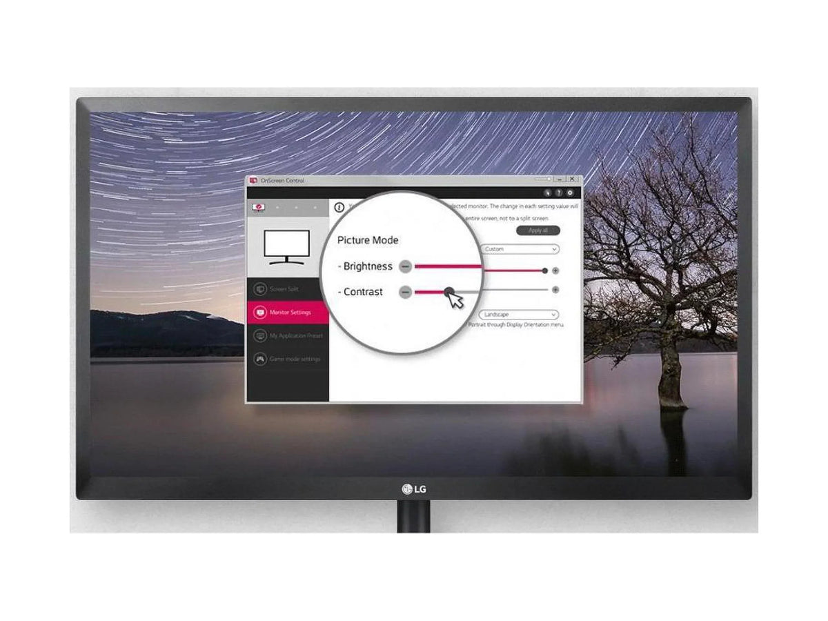 24" (23.8" Viewable) IPS Monitor 5 ms FreeSync (AMD Adaptive Sync) 1920 x 1080 Flat Panel 24BP450Y-I