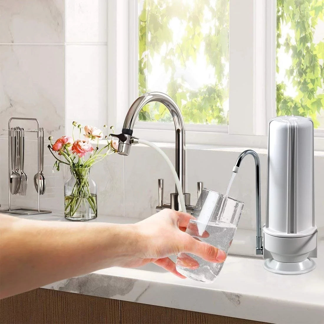 NU Aqua 1 Stage Countertop moisture Filtration System