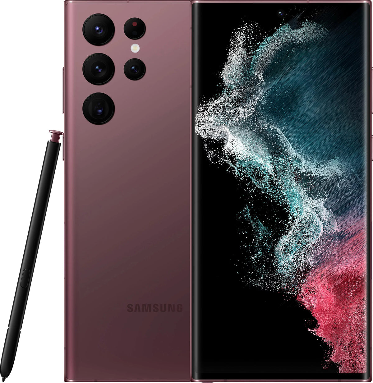 Restored  Galaxy S22 Ultra 5G SM-S908U1 256GB Bronze (US Model) - Factory Unlocked Cell Phone - Excellent Condition (Refurbished)