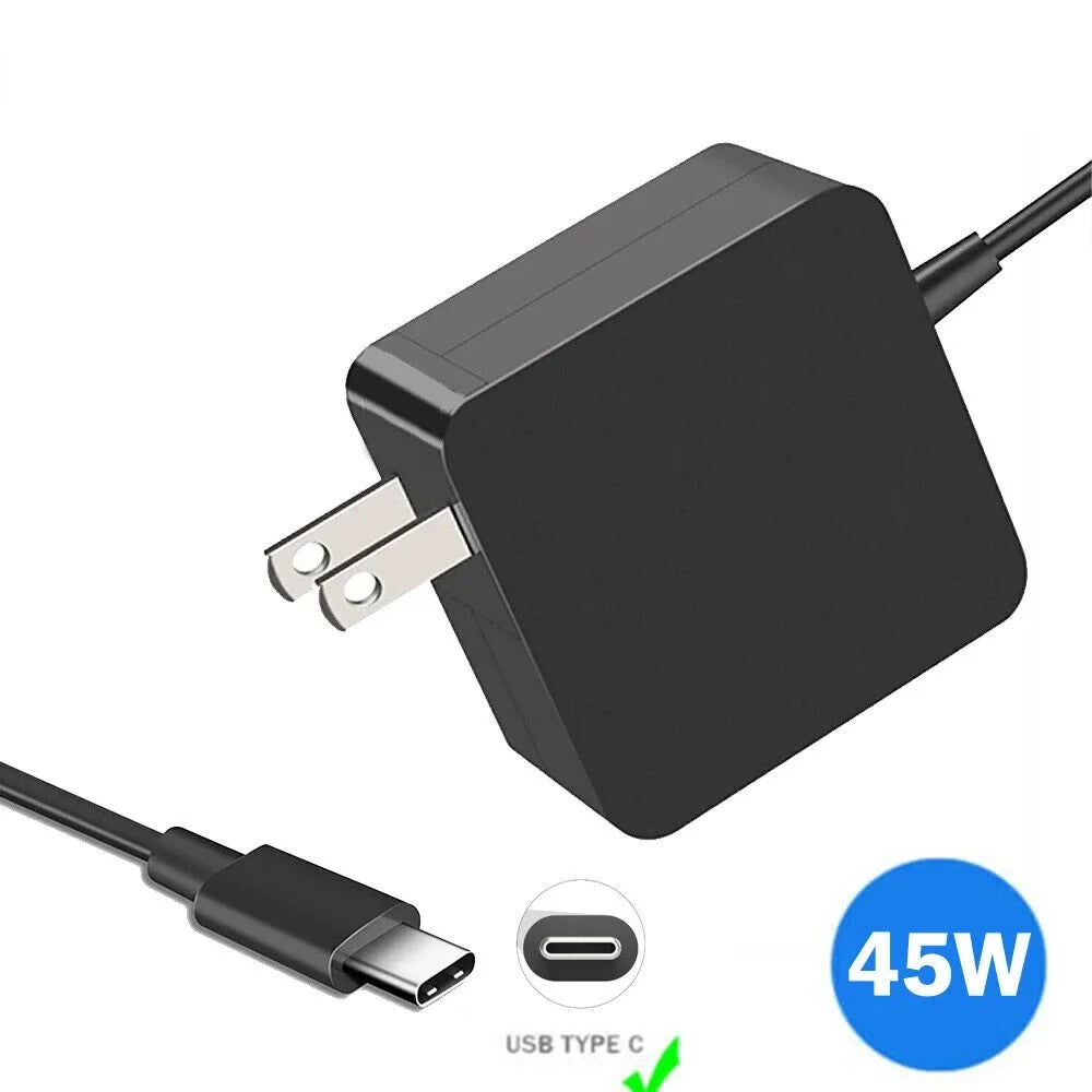 5PC 45W Type-C USB-C Laptop Adapter Charger for      Smart Phone