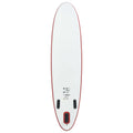 Andoer parcel,Inflatable Red And Set Inflatable Red Paddle Set And White Set Paddle With Aluminum Oar Paddle With Paddle Leash Waterproof - Hand Pump Leash Oar Fin Hand - 153.5" X
