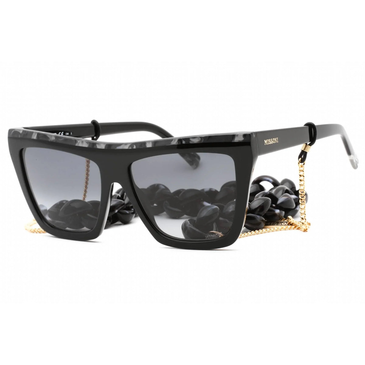 Missoni MIS 0087/N/S 033Z 9O Women's Grey Black Horn Sunglasses